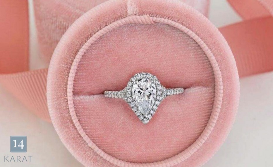 The history of the diamond as an engagement ring