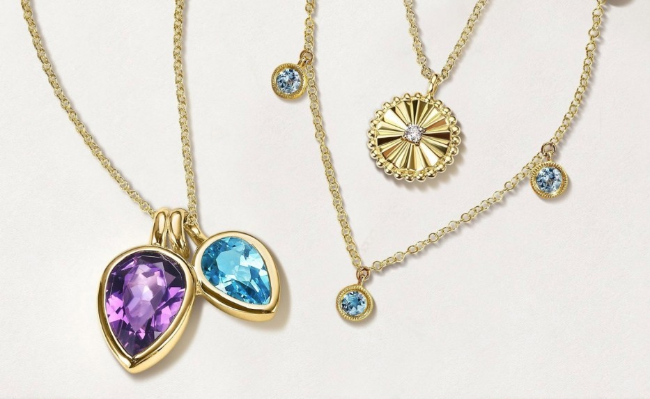 Gemstone Necklaces Omaha | 14 Karat
