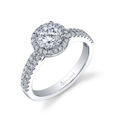 GWENDOLINE - CLASSIC HALO ENGAGEMENT RING