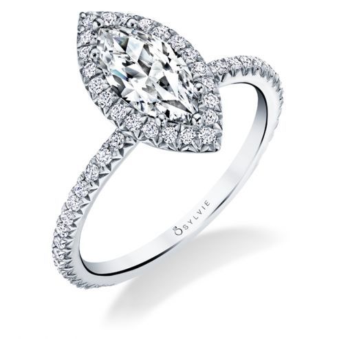 VIVIAN - CLASSIC HALO ENGAGEMENT RING
