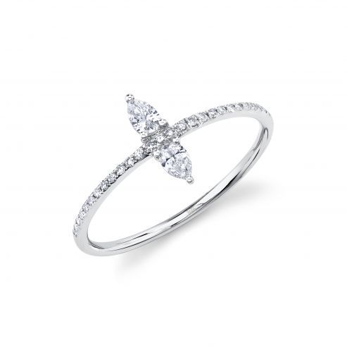 Diamond Pear Ring