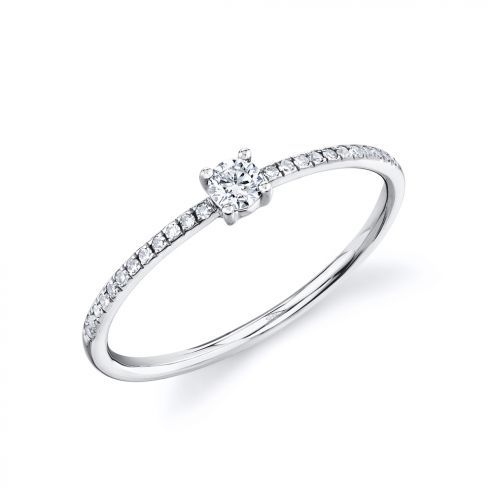 White Gold Diamond Ring